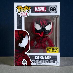 Funko Pop Unopened Carnage 99 Marvel Universe Supervillain Spiderman Venom